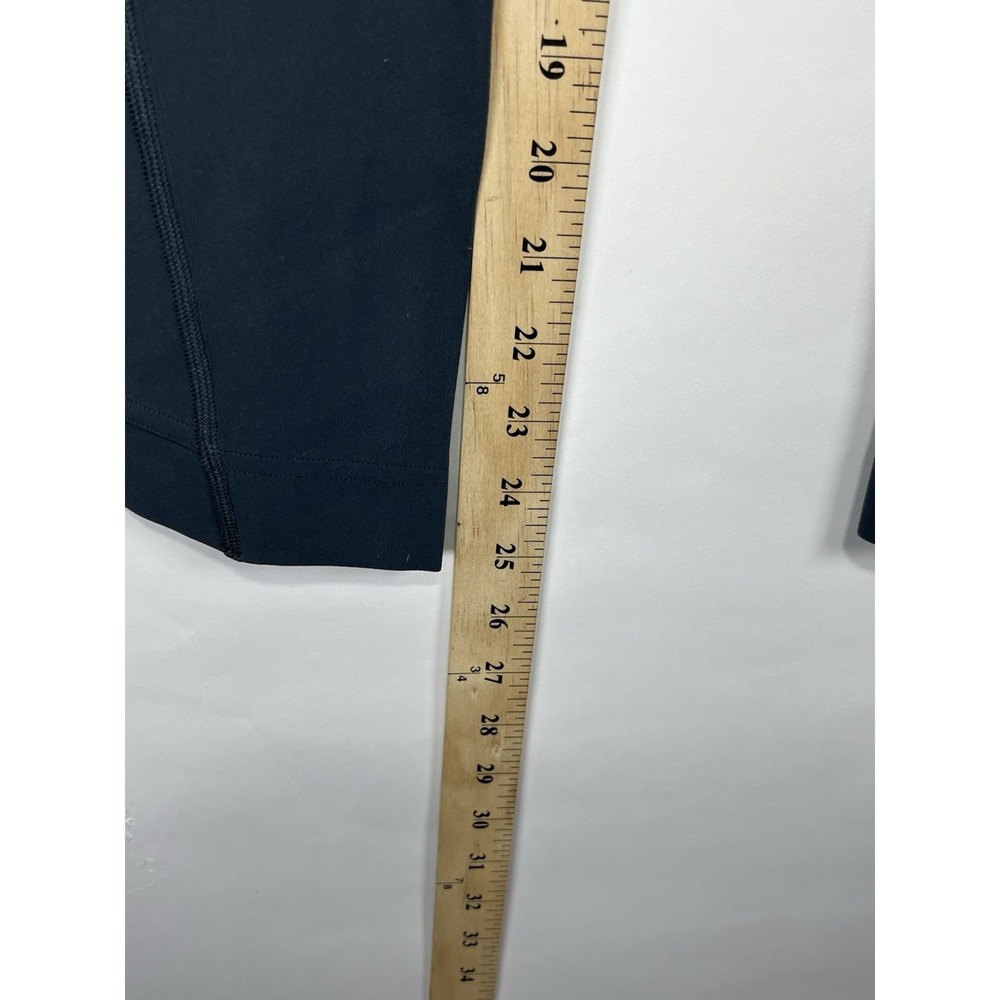 Gymshark Women's Crossover Leggings Athletic Lightweight Darkest Teal Size S EUC - Picture 6 of 11